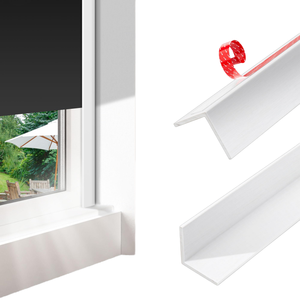 Tiras Laterales de PVC 100% Opacas para Persianas y Cortinas, Bloqueador de Luz, Venta al Por Mayor - Product Image 1