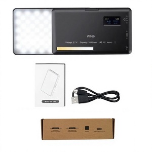 Lampu Led saku dua warna <span class=keywords><strong>Mini</strong></span> W160C 2500K 6500K, lampu isi <span class=keywords><strong>Video</strong></span> Led portabel untuk fotografi, lampu dalam ruangan luar ruangan - Product Image 5