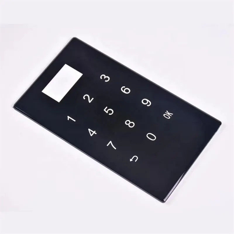 Door Glass Glass Wifi Card Digital Code Glass Panel For Electronic Fingerprint Smart Door Lock