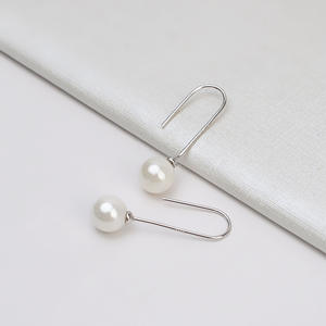 Ganchos para Aretes de Plata S925, Accesorios para Joyería de Perlas DIY, Aretes Modernos para Mujer, Gancho para Aretes 6-7, Accesorios para Perlas 1219 - Product Image 2