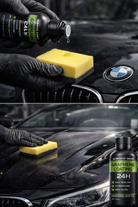 GRAPHONEX 24H Kit de revêtement céramique au graphène qualité professionnelle hydrophobe haute brillance protection de peinture 10 ans de garantie facile à appliquer - Product Image 3