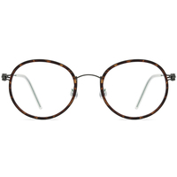 Monture de lunettes Borregls B en titane pour femmes, lunettes de vue de marque de créateur pour hommes, nouvelle collection 2025, monture optique coréenne ronde sans vis 17512