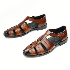 Zapatos Blancos de Cuero de Grano Completo para Hombre, Otoño, Suela Suave, Transpirables, Versátiles, con Suela de Goma - Product Image 1