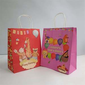 22*11*27cm Medium Size <b>Small</b> <b>Paper</b> Goody Party <b>Bags</b> for Kids Birthday - Product Image 5