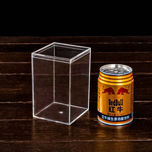Rectangular Transparent <b>Display</b> <b>Box</b> Handheld Dustproof Food Grade Acrylic <b>Plastic</b> Gift Packaging <b>Box</b> - Product Image 2