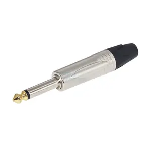 Mono 1/4 inch jack 6.35 mm TS 6.35mm jack male plug 6.3mm 6.5mm jack connector