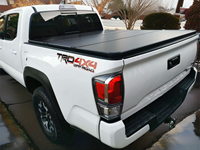 Couvre-caisse pour Hilux REVO SINGLE CAB 4 HOOKS Pickup, volet roulant en alliage d'aluminium