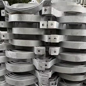 Double Offset Adjustable CA GCA DEG Fastening Hot Dipped Galvanised Steel Utility Split <strong>Pole</strong> Band - Product Image 6