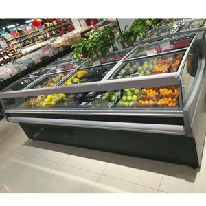 Refrigeratore a Display aperto con raffreddamento ad aria commerciale <span class=keywords><strong>in</strong></span> acciaio inossidabile per <span class=keywords><strong>macelleria</strong></span> e drogheria - Product Image 4