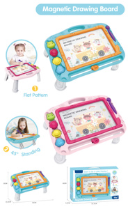 Planche à dessin magnétique pour enfants, jouets magnétiques, écriture de croquis colorée effaçable, coussin de croquis, cadeaux d'anniversaire de vacances, jouets éducatifs - Product Image 2