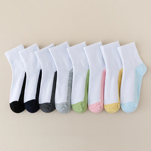 Wholesale Sublimation Blanks White Sport <strong>Custom</strong> Kids Polyester <strong>Socks</strong> for Christmas Gifts - Product Image 4