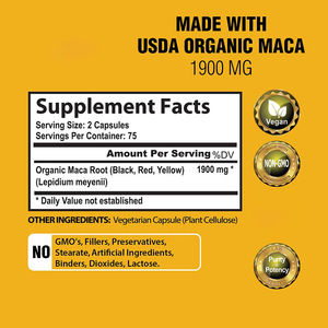 Nhãn hiệu riêng Horny dê cỏ dại & Đen Maca gốc viên nang thuốc mông và hông tăng cường cho người lớn vẻ đẹp sản phẩm hiệu quả - Product Image 5