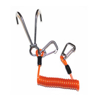 Plongée sous-marine 316 acier inoxydable ressort bobine lanière Reef crochet accessoires de plongée