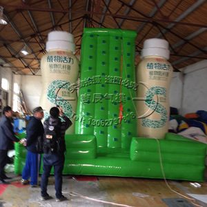 Inflatable <b>Climbing</b> <b>Wall</b> Outdoor PVC Material For Children Playground With Thickened Design - Product Image 3