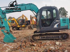 Excavadora de Orugas Usada Kobelco SK75 Original de Japón, Precio Económico, Alta Calidad, con Motor, Caja de Cambios, Bomba y Componentes Centrales - Product Image 4