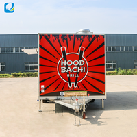 Camion de restauration rapide haut de gamme Chammp entièrement équipé pour la vente de pizzas et de hamburgers, logistique professionnelle haute performance