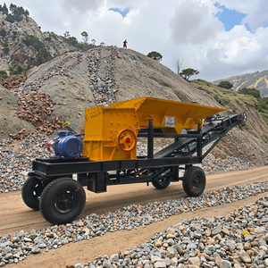 Máy nghiền búa di động mới Máy Nghiền Búa nặng máy nghiền búa crusherstone Máy Nghiền búa di động với băng tải máy nghiền búa đá granit - Product Image 1