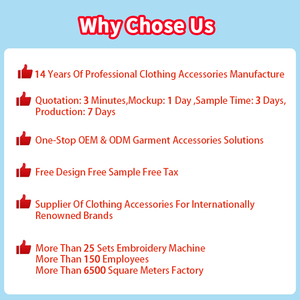 Tùy Chỉnh Thẳng Cắt Cotton Hữu Cơ Vải Sắt Trên Nhãn Quần Áo Trung Tâm Gấp In Nhãn 100% Bông May Trên Quần Áo Nhãn - Product Image 4