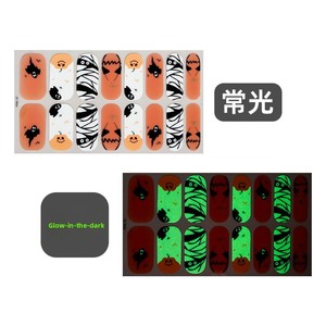Nouveaux autocollants pour ongles lumineux ultra-fins sans trace, motif toile d'araignée, fantôme, diablo, modèle européen ZE Guangzhou pour <span class=keywords><strong>Halloween</strong></span> - Product Image 4
