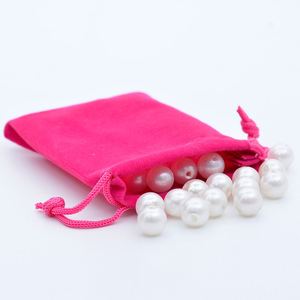Pochette d'emballage pour bijoux 7x9cm en velours recyclable avec cordon de serrage, personnalisable avec logo, pour colliers, bagues et montres - Vente en gros - Product Image 6