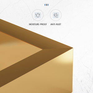 Moderner 6-stufiger schmaler Metall-Pflanzenständer in Gold für die Inneneinrichtung - Product Image 5