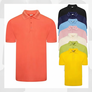 Polo de hombre personalizado de fabricante con logotipo 100% poliéster transpirable Polo de golf - Product Image 1