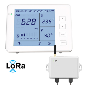Controlador de CO2 de doble canal con comunicación LoRa, control de ventilación interior para el monitor de CO2 del gimnasio del hotel de la escuela en casa - Product Image 1