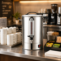 Distributeur d'eau chaude commercial en acier inoxydable 35L 2500W à commande mécanique