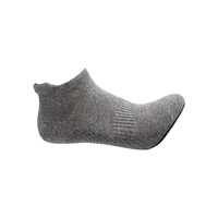 Chaussettes de yoga à coupe basse avec languette, antidérapantes, pour Pilates, avec logo personnalisé et design de poignées professionnelles