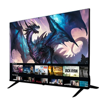 Téléviseur QLED personnalisable OEM, 85 pouces, Android Smart LED TV 4K, avec tailles 24, 32, 40, 43, 50, 55, 60, 65, 75, 85, 100, 110 pouces, téléviseur normal