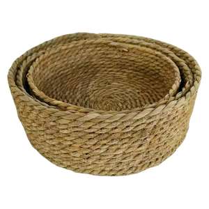 गर्म बिक्री! थोक बुने हुए सेग्रोस नेस्टिंग बास्केट सस्ते डेस्कटॉप भंडारण आयोजक शेल्फ के साथ शेल्फ - Product Image 1