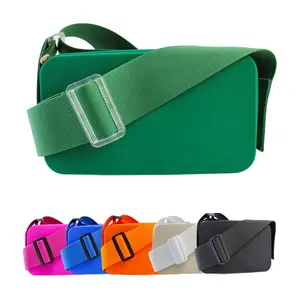 2024 New Women's Silicone Square Bag Portable Silicone Crossbody Bag Silicone Wallets and Handbags