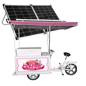 Chariot électrique à trois roues avec réfrigérateur-congélateur à affichage numérique, boîte d'isolation thermique avant, chariot à café, chariot à jus, chariot à glace, <span class=keywords><strong>promotion</strong></span> à vélo - Product Image 1