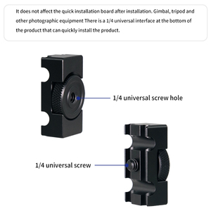 Soporte de Cable para Cámara DSLR, Antideslizante, Soporte de Cable de Datos para Trípode, Placa de Instalación Rápida, Clip de Bloqueo - Product Image 5