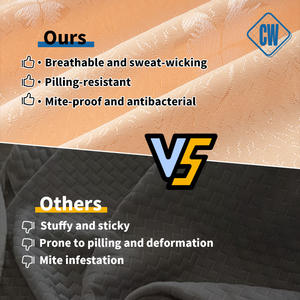 Bambus-Strickmatratzenbezugstoff Matratzen-Ticking-Stoffe Matratzenstoff - Product Image 2