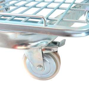 حاوية تخزين قابلة للطي مطلية بالزنك سهلة التكديس للمستودعات - Product Image 3