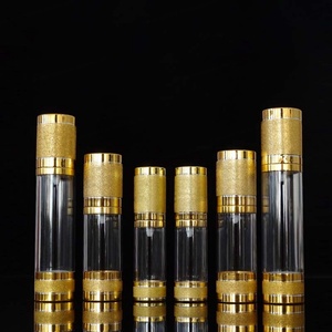 Cosmetic Packaging Empty Airless Plastic <b>Pump</b> <b>Bottle</b> 15ml 30ml 50ml 100 ml Gold Silver Spray <b>Bottle</b> 1 oz - Product Image 2