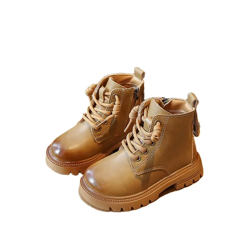 2024 Baby Mädchen hoch Kinder Frühjahr weiche und leicht ablaufende vintage Doc Martens-Schuhe