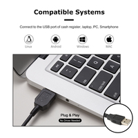 Lecteur de codes-barres industriel Syble D20R 1D et 2D, scanner de codes QR filaire portable, scanner de paiement