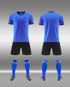 High-Quality Full-Set Soccer <strong>Referee</strong> <strong>Outfits</strong> Minimalist Design with Classic Stand Collar for Official Use - Product Image 2