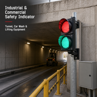 Feu de signalisation LED mural industriel unidirectionnel rouge-vert pour la sécurité des allées de chariots élévateurs en entrepôt