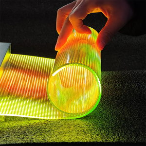 Quảng cáo <span class=keywords><strong>LED</strong></span> phim panel màn hình siêu thủy tinh trong suốt P4 Màn hình <span class=keywords><strong>LED</strong></span> hiển thị cho cửa sổ - Product Image 1