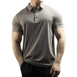 Negocios de hombres de alta calidad para camisa de polo Logotipo de nuevo diseño Jersey de secado rápido Color sólido Uso informal y deportivo Suministro ODM - Product Image 5