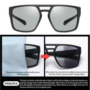 Gafas de Sol Polarizadas Fotocromáticas con Marco TR90 de Moda 2025, Lentes Amarillas UV400, Gafas de Visión Nocturna para Conducir, para Hombre - Product Image 2