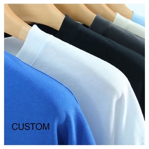 Confortable Cool Feel Streetwear Tee Shirt Heavy Cotton Boxy Plain Tshirt T-shirt surdimensionné pour hommes - Product Image 1