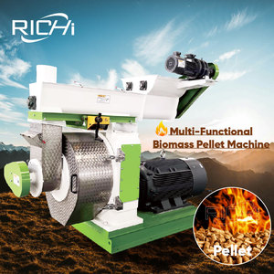 Richi phí sản xuất viên gỗ mùn cưa chất lượng cao cấp thương mại 8-10t/h sợi dừa/efb SINH KHỐI - Product Image 1