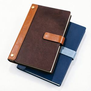 Carnet en cuir multifonctionnel de style professionnel personnalisé avec logo imprimé UV, tendance 2026, idéal comme cadeau de bienvenue pour les nouveaux employés - Product Image 4