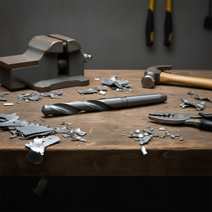 Broca helicoidal de vástago cónico de 10 mm para taladrar metal, madera y plástico - Product Image 3