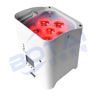 Étui de chargement sans fil pour DJ uplighter 6*18W Rgb wauv Par éclairage à effet de scène avec télécommande
