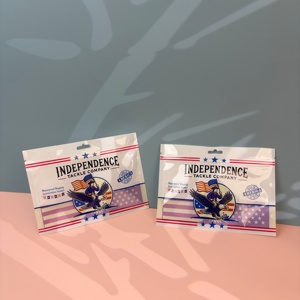 Sacchetto Personalizzato Stampato Richiudibile Trasparente in Plastica Morbida per Confezionamento Esche da Pesca con Chiusura a Zip - Product Image 1